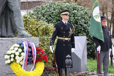 Predsednica Republike Slovenije dr. Nataša Pirc Musar k spomeniku Rudolfa Maistra – Vojanova položila cvetje (28)